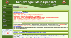 Desktop Screenshot of gau-main-spessart.de