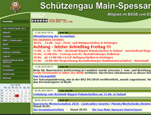 Tablet Screenshot of gau-main-spessart.de